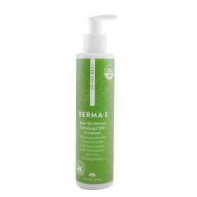 DERMA E - +CBD Relief Skin De-Stress Calming CBD Cleanser 8916 175ml/6oz